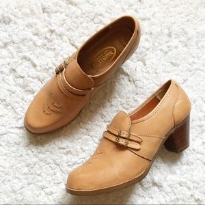 NOBIL’S:Vintage Double Buckle Mules Size 7.5